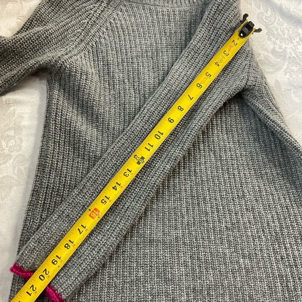 Bartolini Turtle Neck Sweater Grey Wool/Cashmere Blend Women’s Size Xsmall Italy - Picture 6 of 8